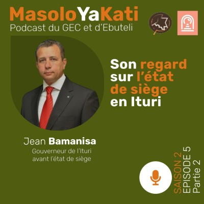 Avec Jean Bamanisa. Son regard sur l'état de siège