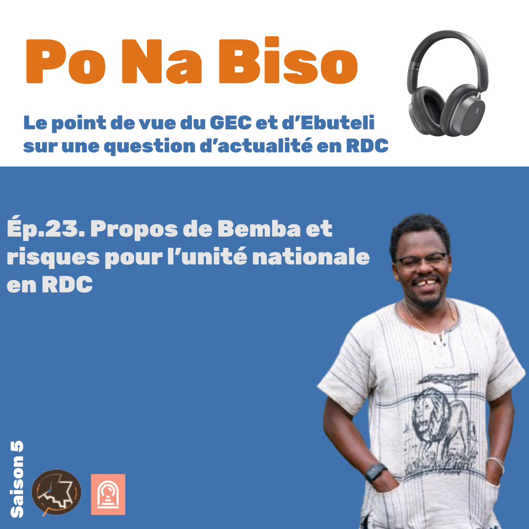 Propos de Bemba et risques pour l'unité nationale en RDC
