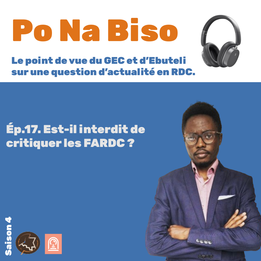 Est-il interdit de critiquer les FARDC ?